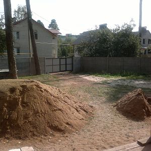 Въезд на участок.